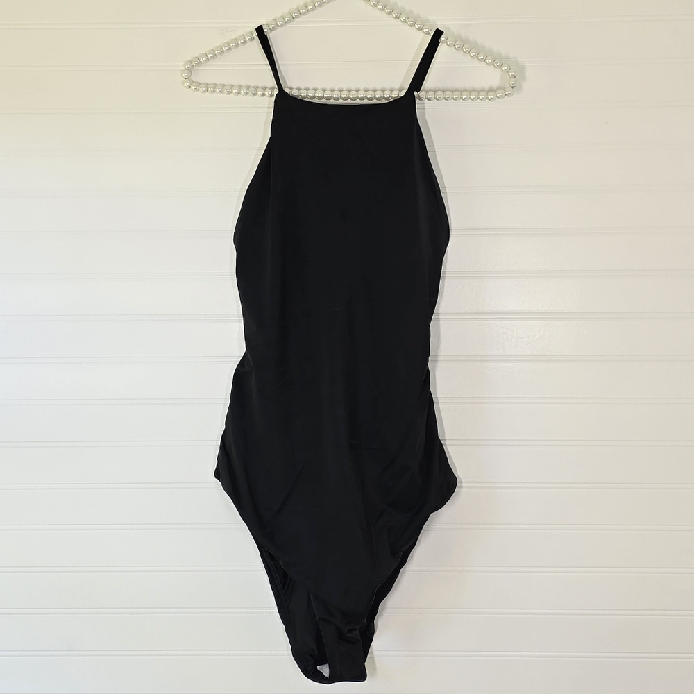 Andie The Asbury One Piece Black Swimsuit Bathing Suit Large NWT New - Picture 3 of 8